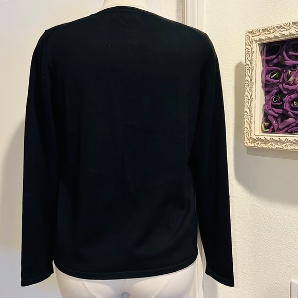 Cardigans~2~Periwinkle & Black / Kerri n Kelsey - Picture 5 of 12